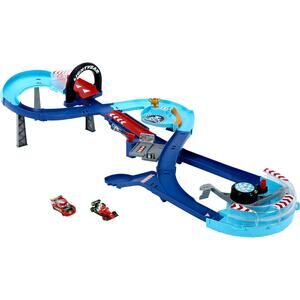 Mattel Disney and Pixar Cars Playset with 2 Toy Cars GRC Jumping Speedway NWT